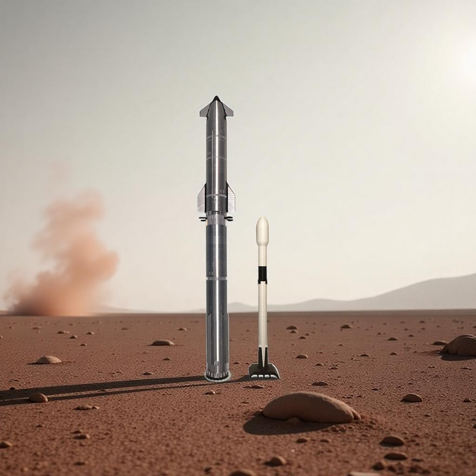 starship v falcon9 replica